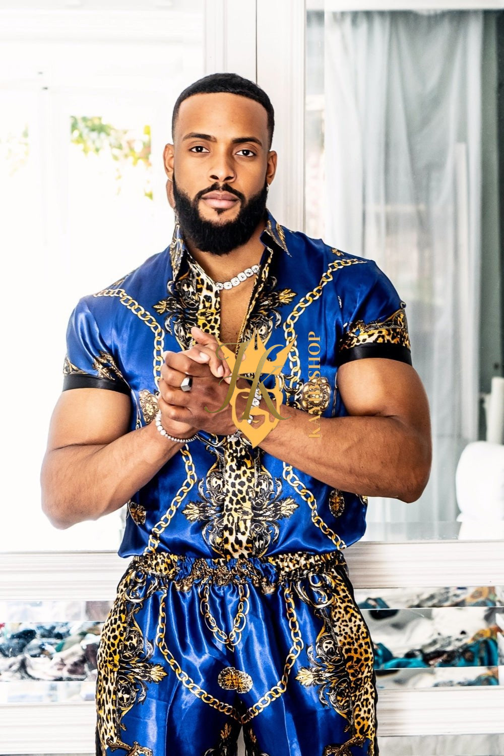 Barocco Men's Silk Set - Elevate Your Style with Pure Luxury - Hand-Sewn for Impeccable Quality - kayibstrore