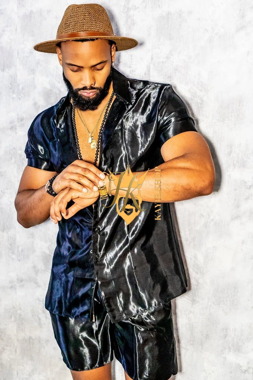 Barocco Print Silk Set - Elevate Your Style with Personalized Luxury - kayibstrore