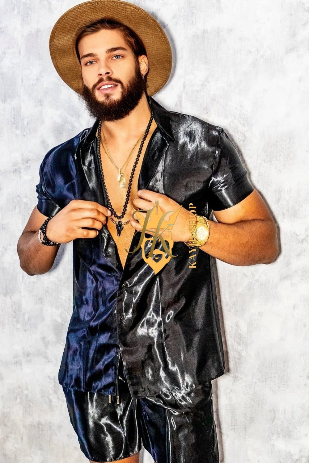 Barocco Print Silk Set - Elevate Your Style with Personalized Luxury - kayibstrore