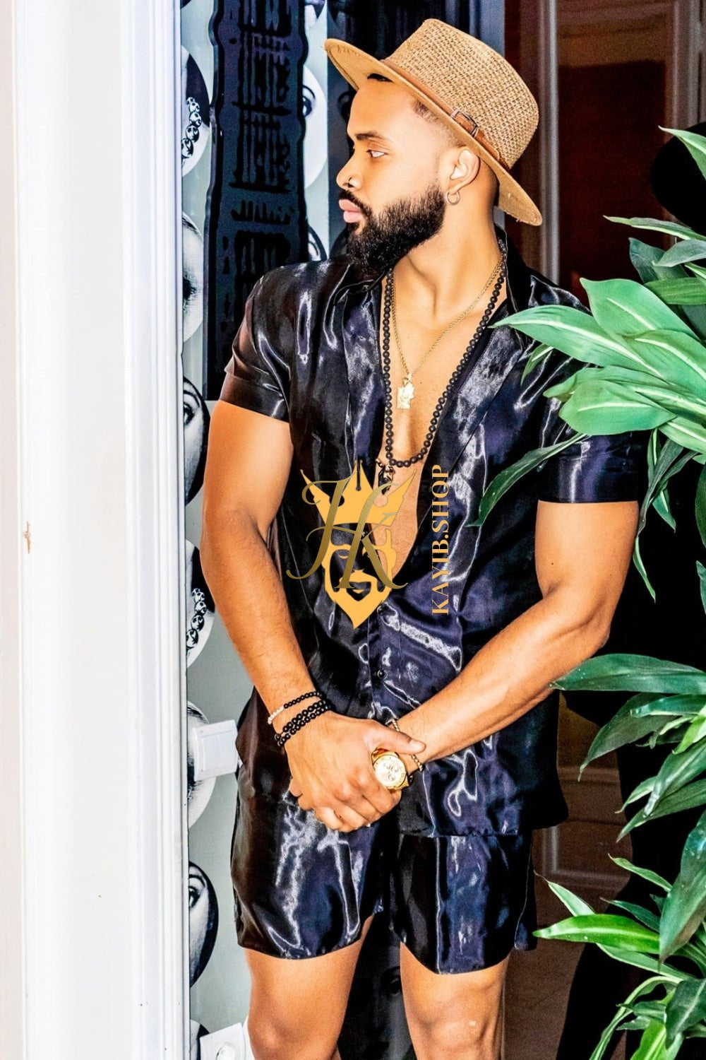 Barocco Print Silk Set - Elevate Your Style with Personalized Luxury - kayibstrore