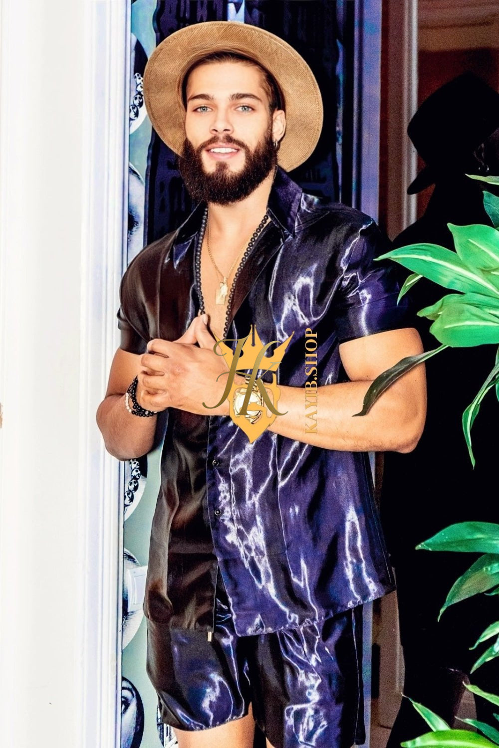 Barocco Print Silk Set - Elevate Your Style with Personalized Luxury - kayibstrore