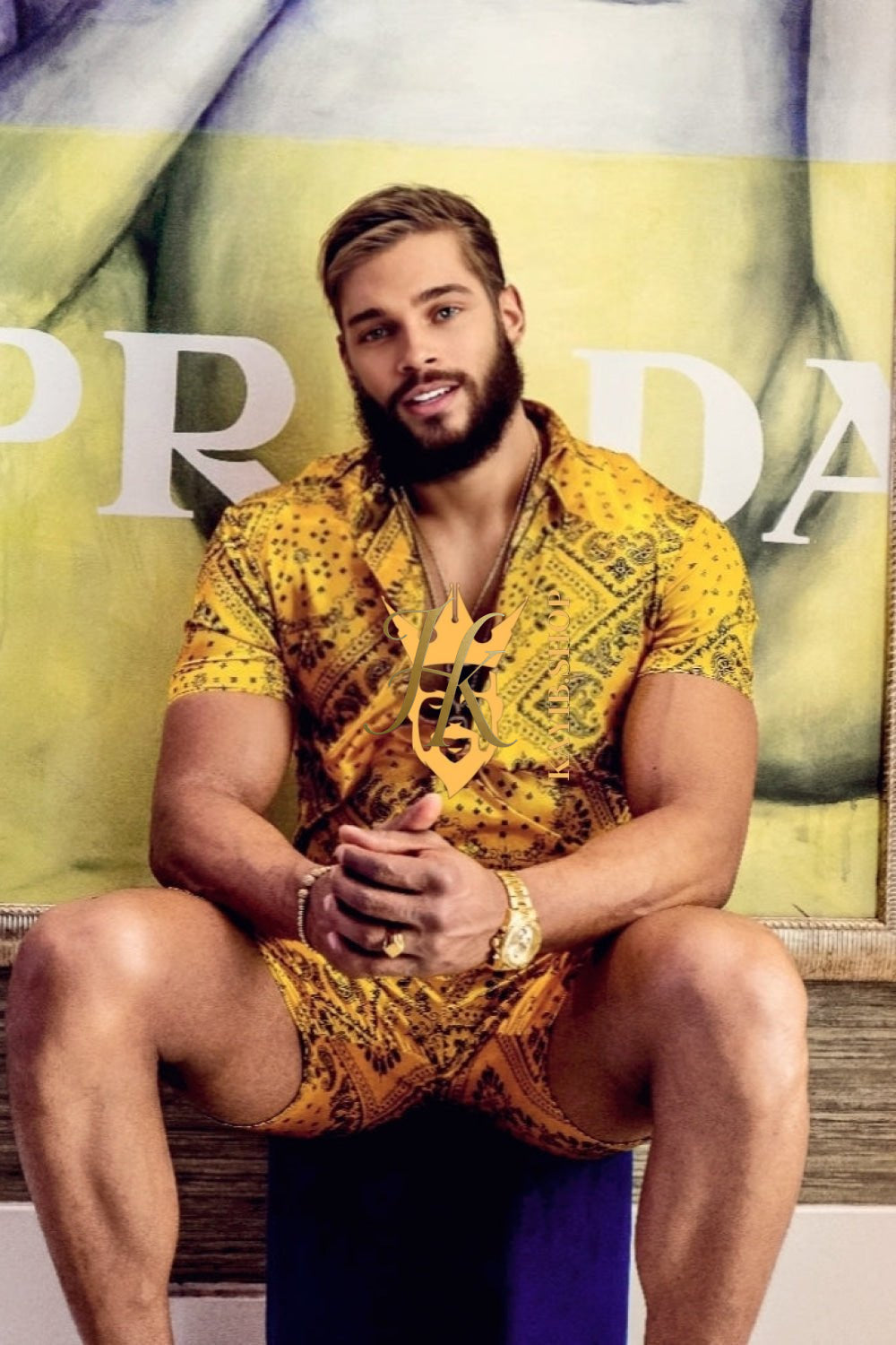 Barocco Silk Set - Elevate Your Summer Style - Indulge in Luxury and Comfort - kayibstrore
