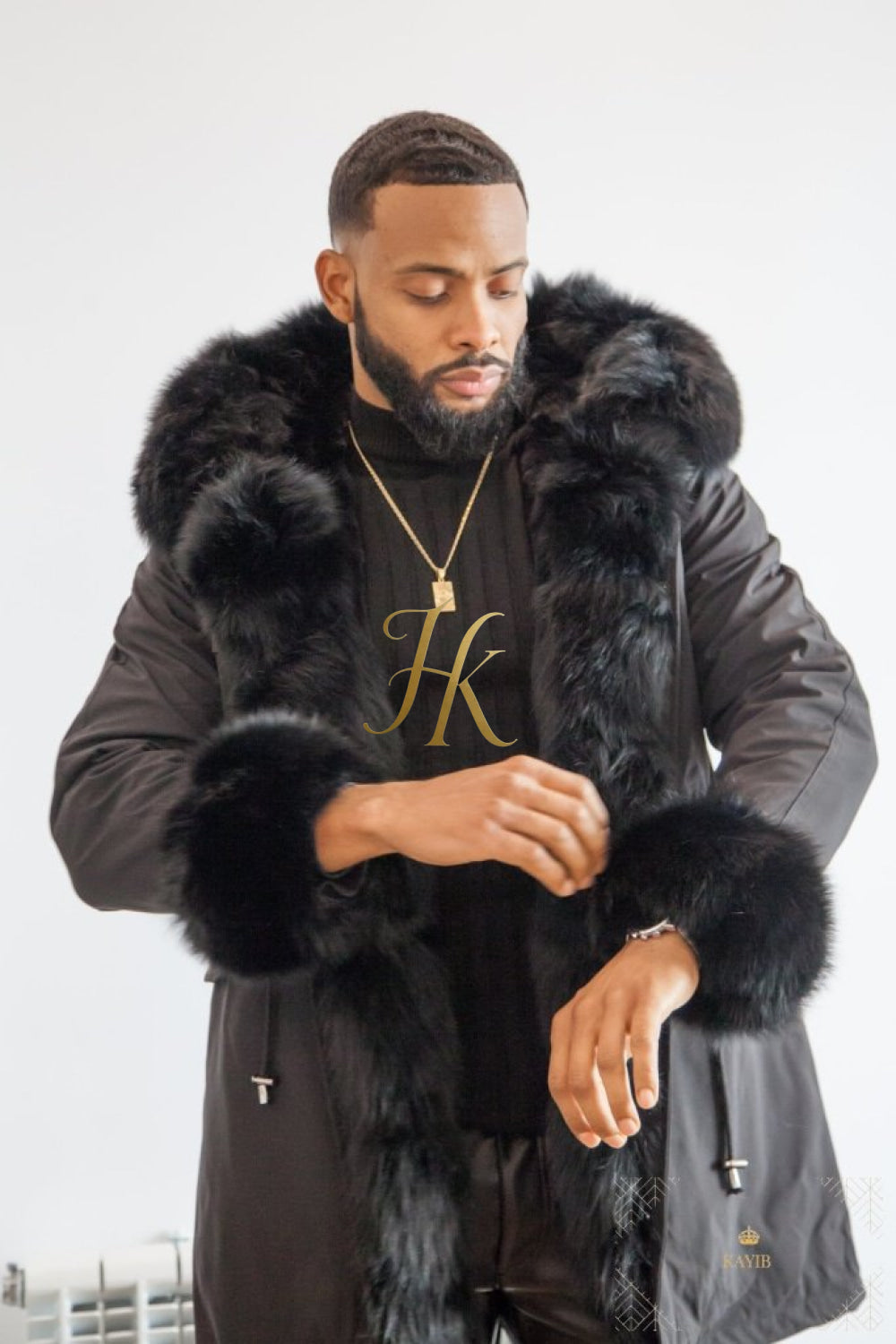 Mens 4-In-1 Waterproof Men Parka Winter Jacket /best Men In Fur Coats Images