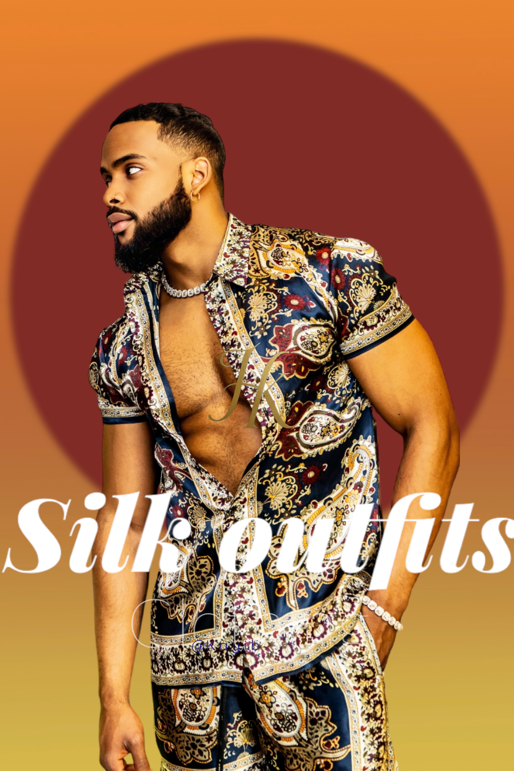 Barocco Outfits Silk Set