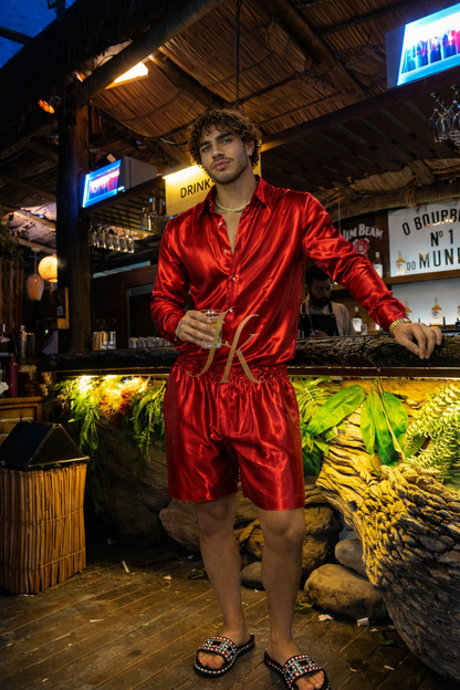 Imperial Silk Set | Luxury Satin Silk Men’s Outfit