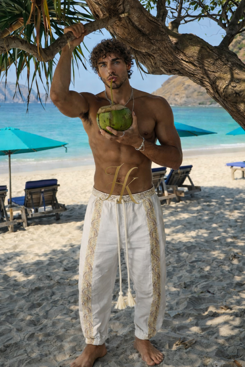 Ornamental Lounge Couture Pants – Men