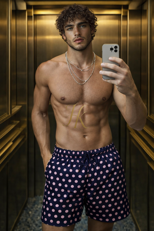 Conjunto de vestido de seda de lujo para hombre rojo