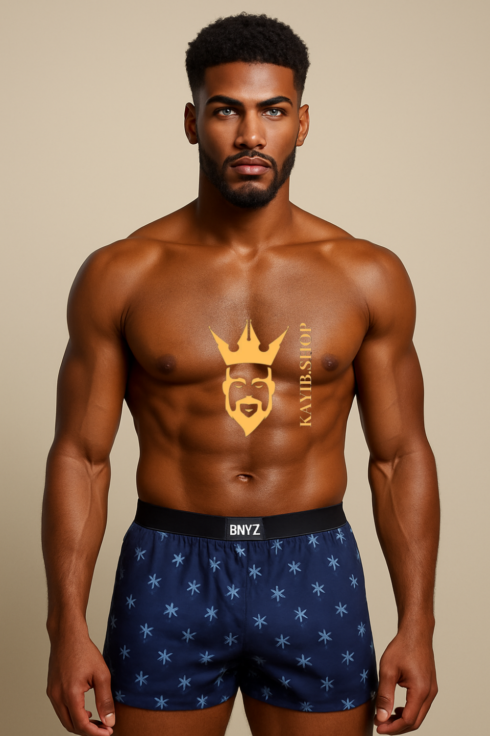 3PCS Cotton Men’s Boxer Shorts – High-Quality College Style Pajama Underwear