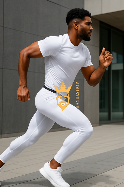 High-Performance Men’s Compression Leggings – Workout & Running Tights for Fitness Support