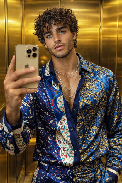 Midnight Regal Silk Ensemble - kayibstrore