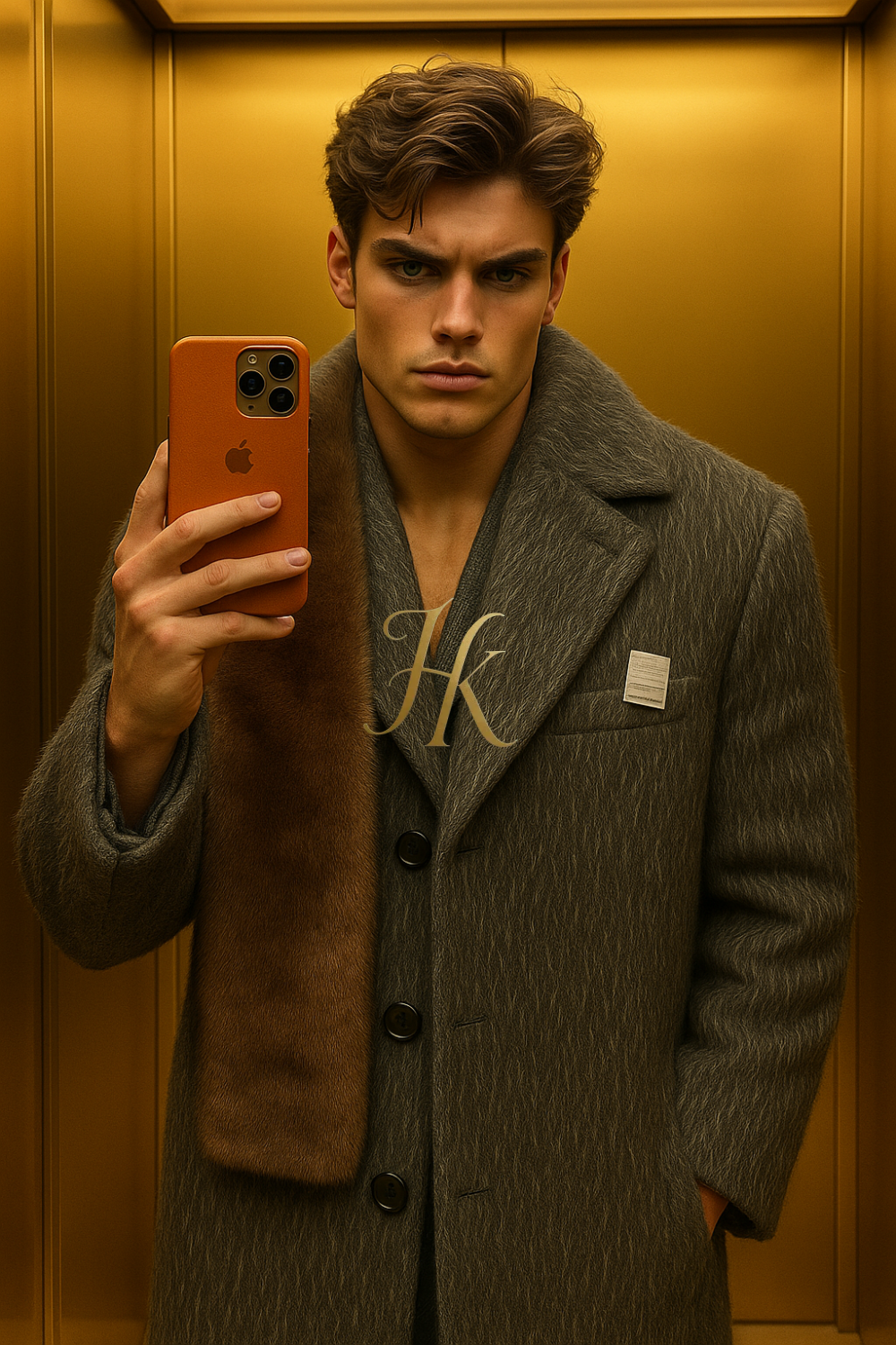 <transcy>Parka impermeable para hombre, chaqueta de invierno, nueva moda, abrigo largo de piel de conejo, Parkas para hombre, prendas de vestir exteriores de piel de zorro natural, ropa de calle</transcy>