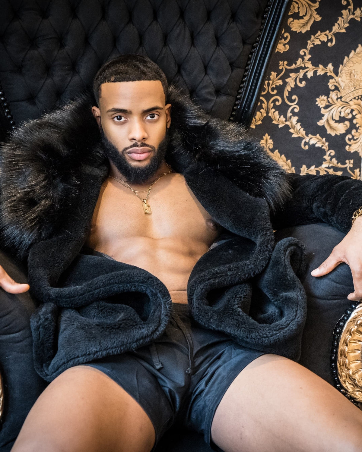 Handmade Men's Teddy Designer Coat