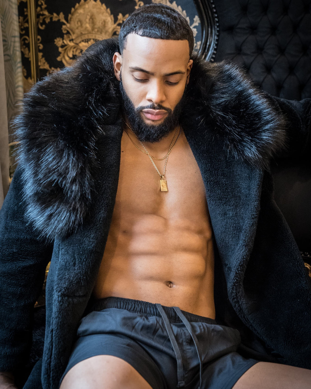 Handmade Men's Teddy Designer Coat