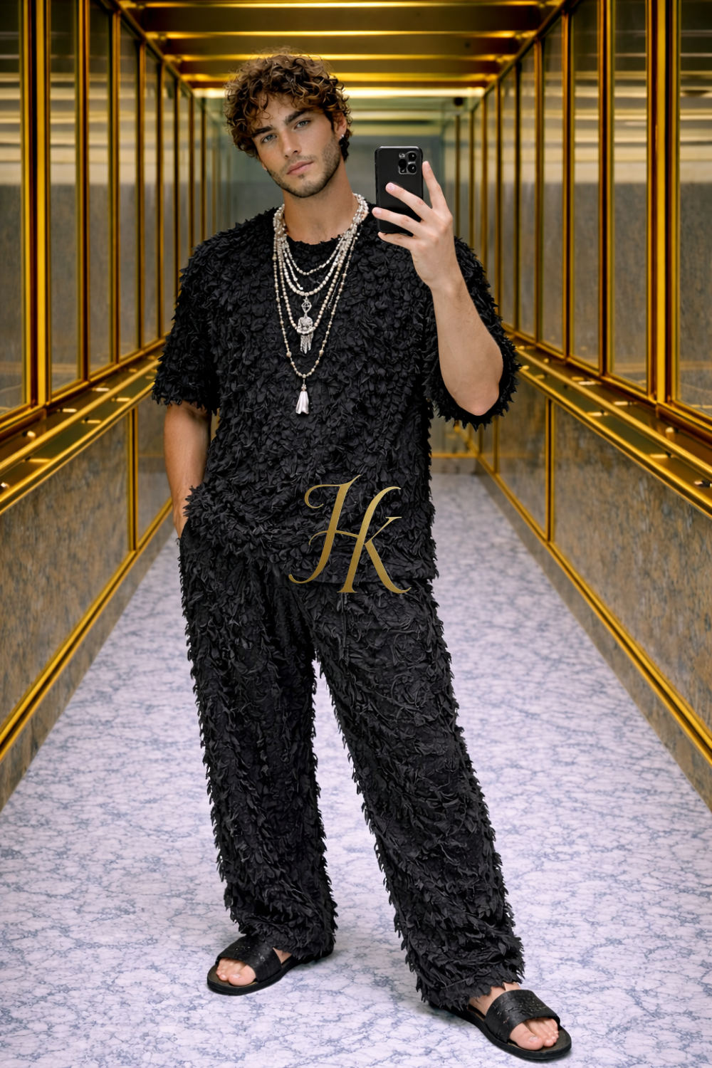 Luxury Handmade Textured Boho Set for Men | KAYIB