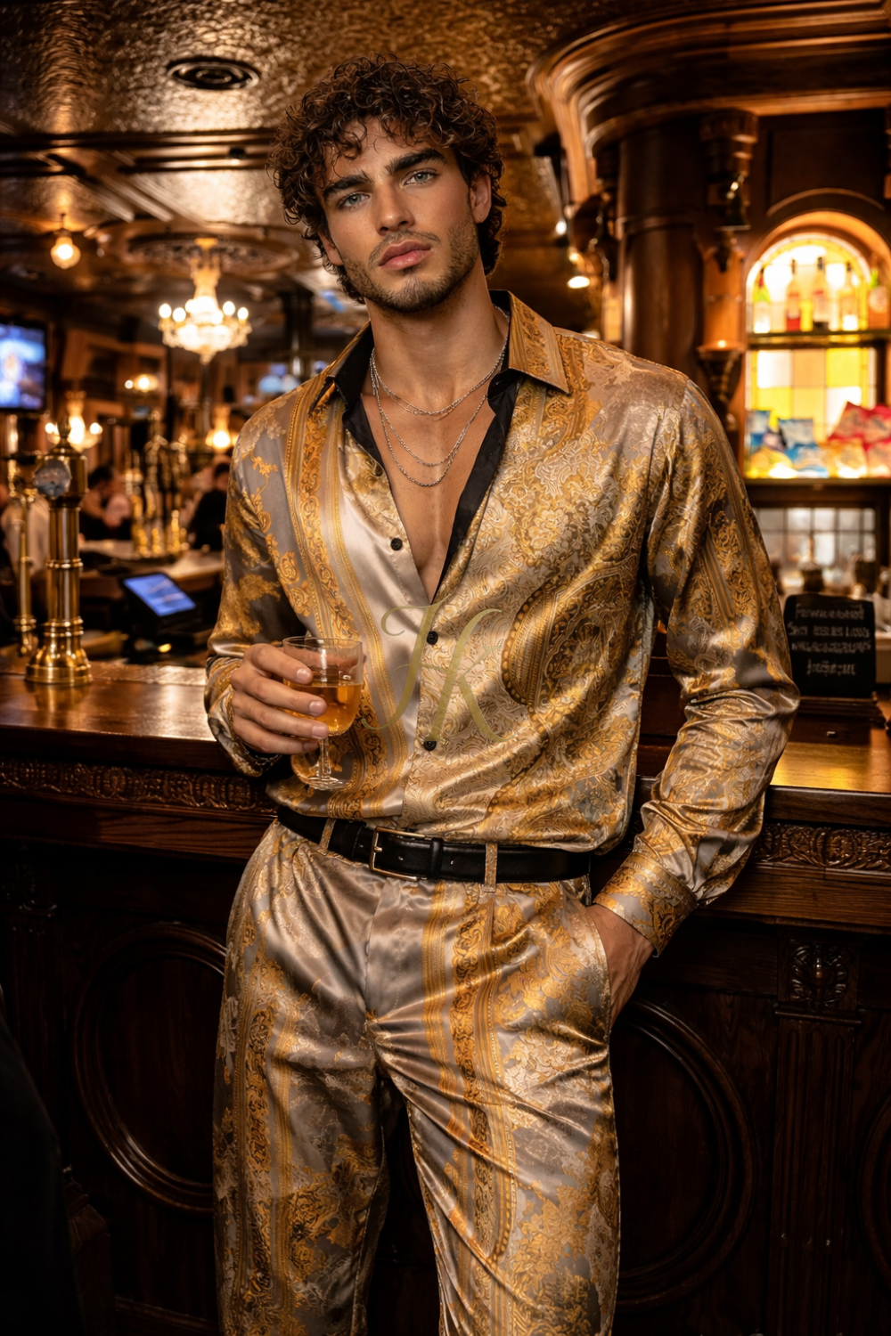 Golden Dynasty Silk Set - kayibstrore