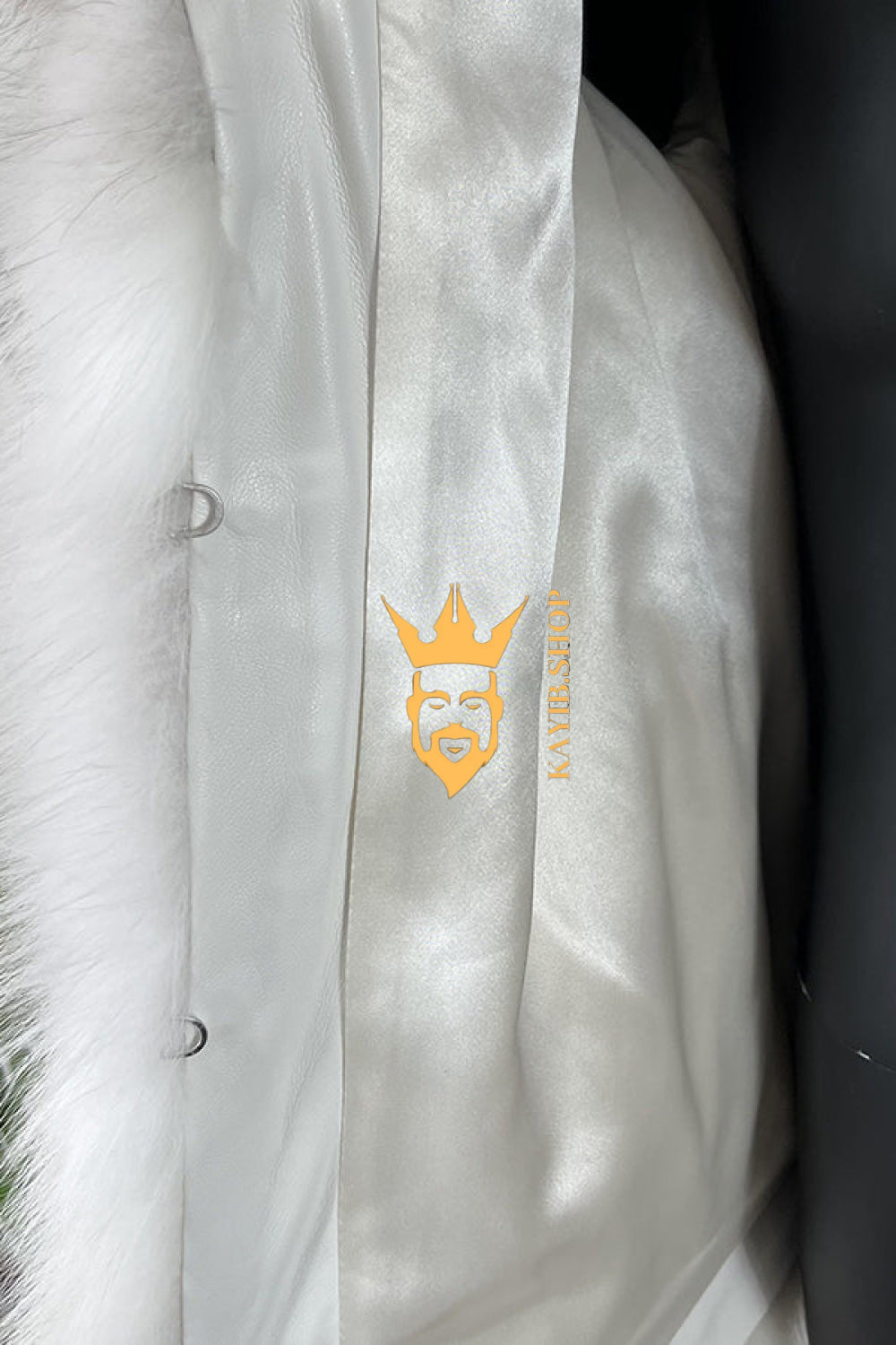 Luxury Handmade Premium fox fur & wool Real Fur Coats with Rex Rabbit Fur