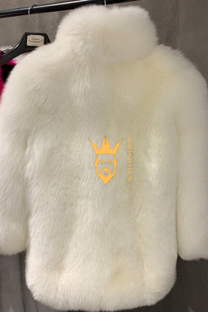 Luxury Handmade Premium coat& wool Real Fur Coats with Rex Rabbit Fur