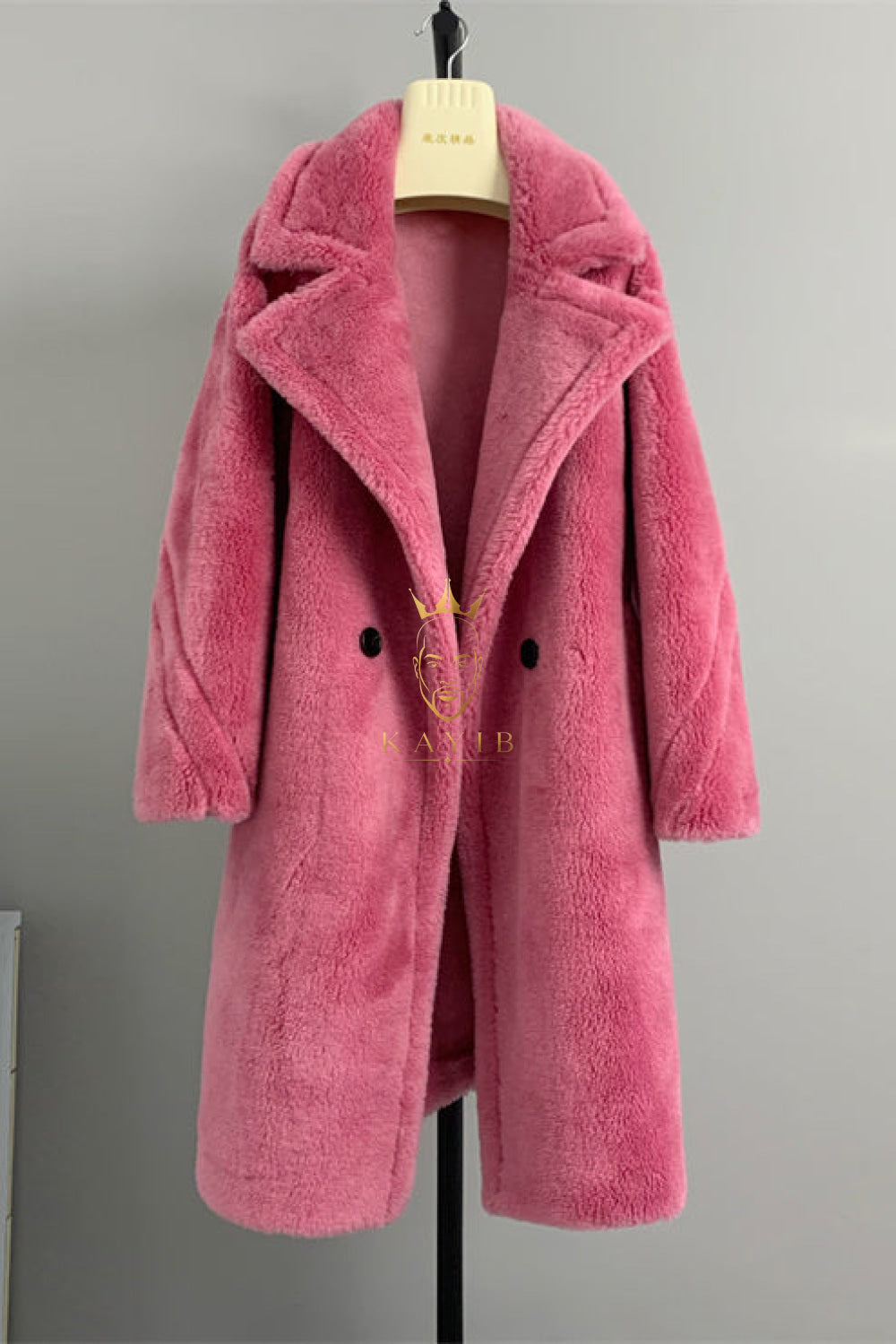 Luxury Teddy genuine wool sheepskin Luxury Coat - Stay Warm and Stylish in this Ethically Produced Fur Coat couple goals - kayibstrore