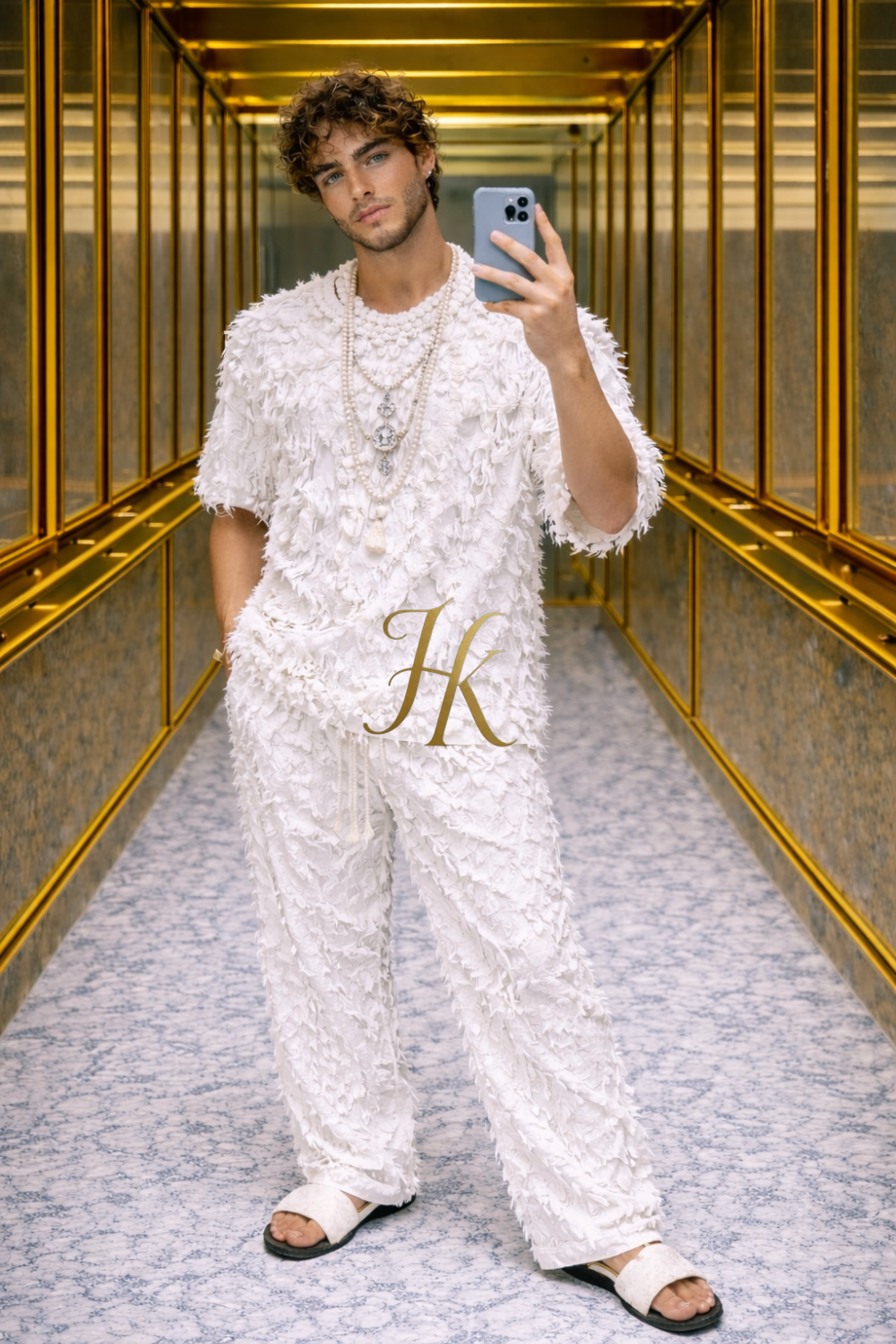 Handmade Textured Boho Premium Set for Men | KAYIB