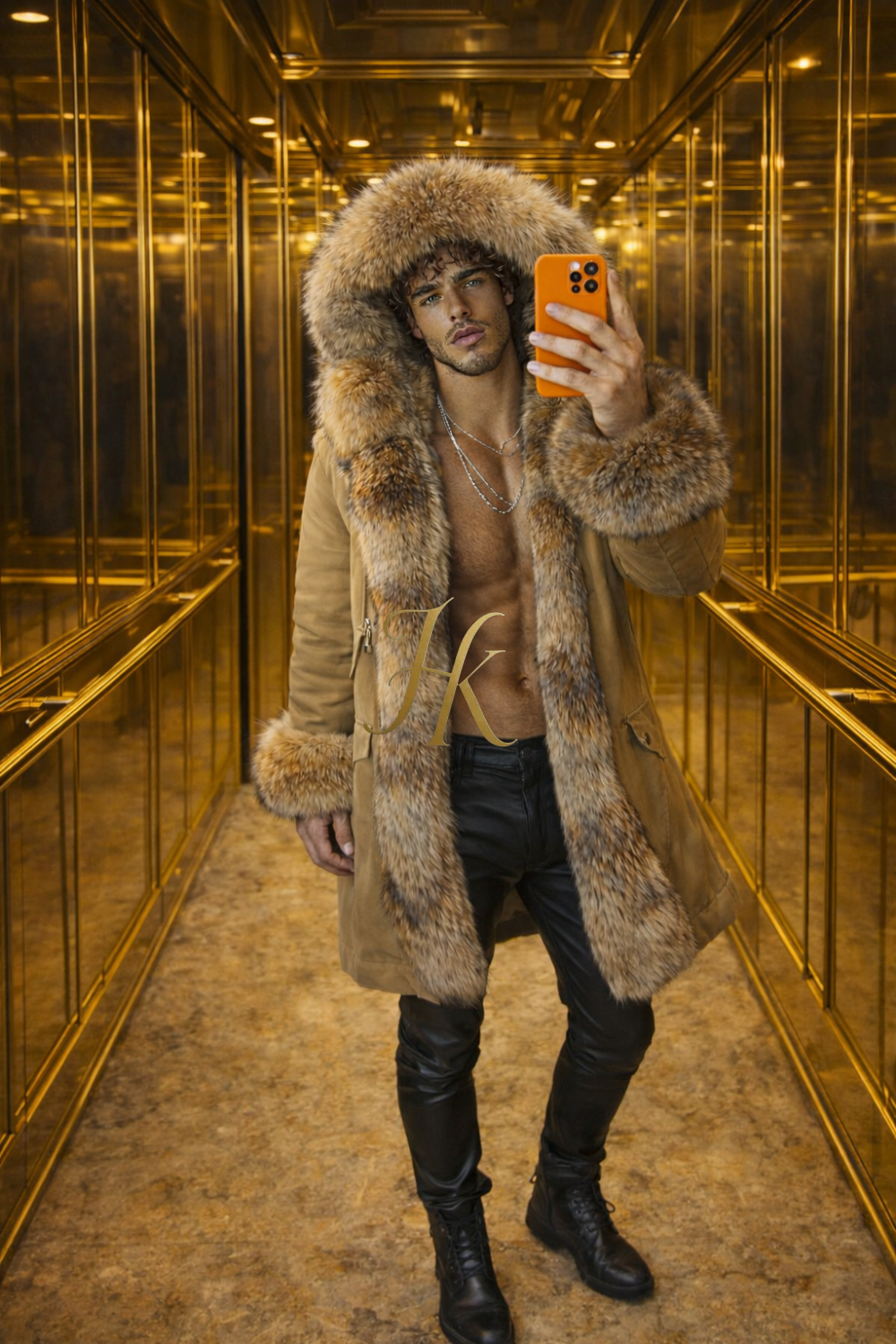 MEN’S LUXURY FOX FUR PARKA – ICON EDITION