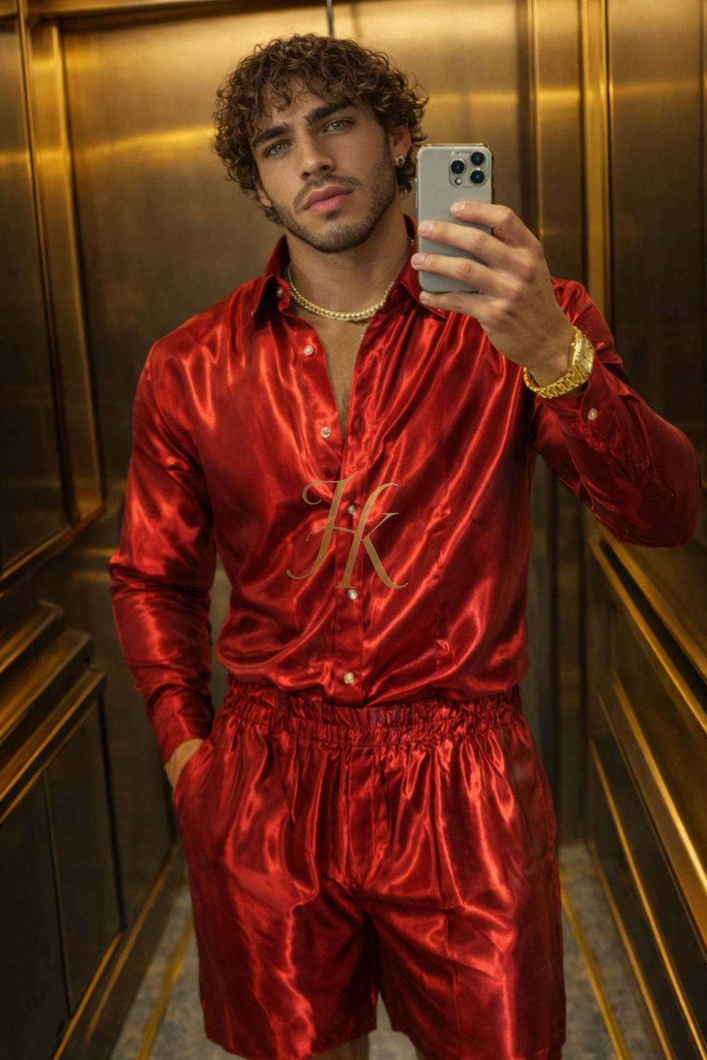 Imperial Silk Set | Luxury Satin Silk Men’s Outfit