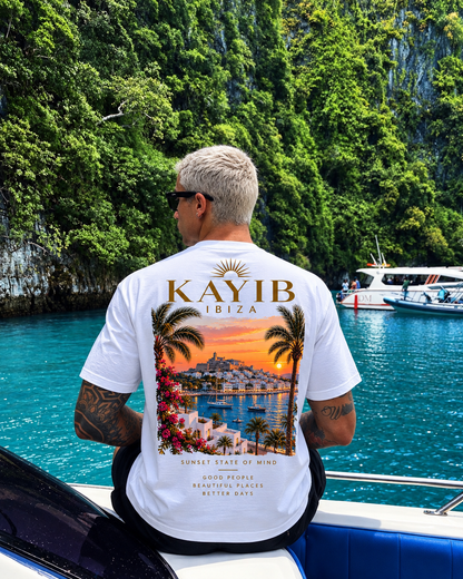 KAYIB IBIZA — ESSENTIAL PREMIUM T-SHIRT  White