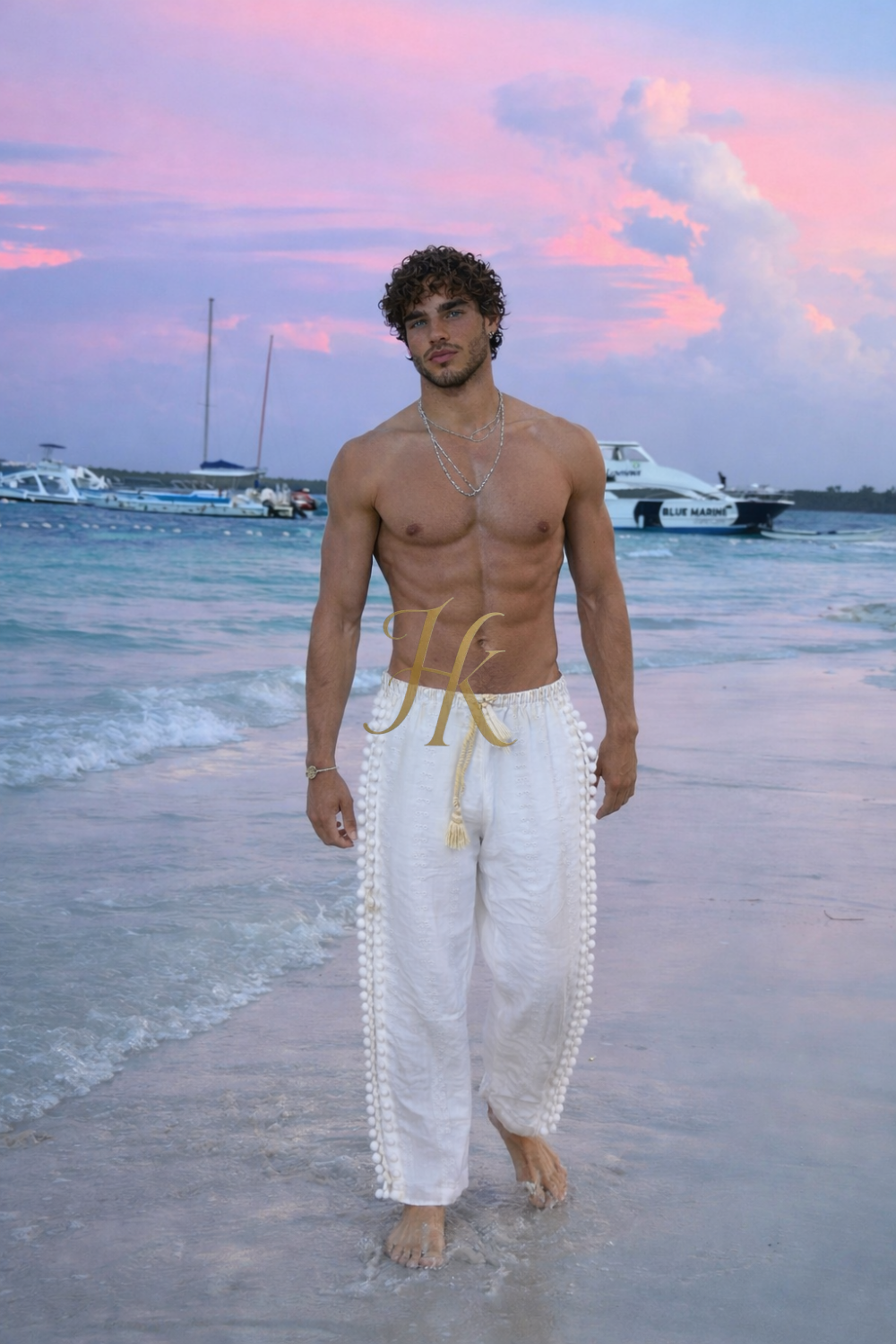 Premium White Nomad Boho Pants – Signature Edition