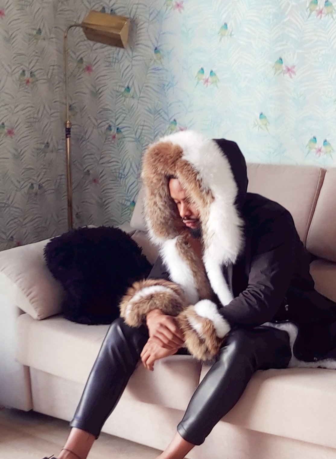 Mens Rabbit Fur Coats: Coats