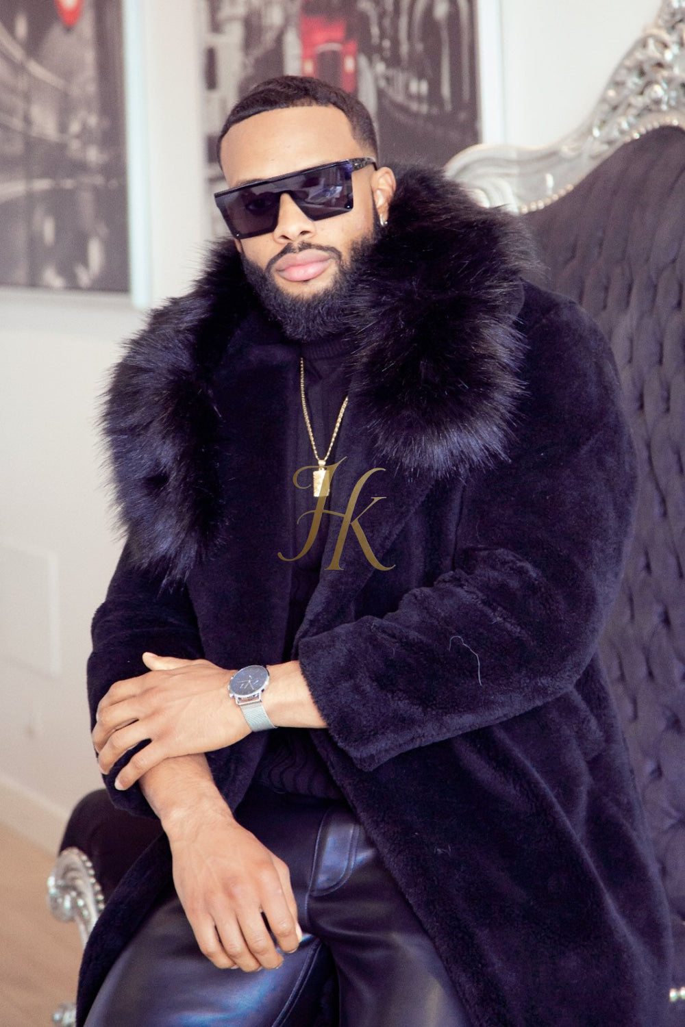 Buy Fur Coats Men Online Best Cheap Sale As Picture / M