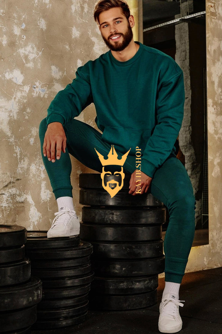 Matching Couple Sweatsuits, His and Hers Outfit, Matching Couple Jogger Suits, Couple Matching Gift, Couple Green Hoodies, Couple Outfit - kayibstrore