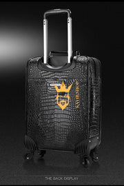 Premium Genuine Leather Crocodile Pattern Travel Luggage Set | Durable Trolley Suitcase & Handbag Backpack | Luxury First-Layer Cowhide | Spacious & Stylish - kayibstrore