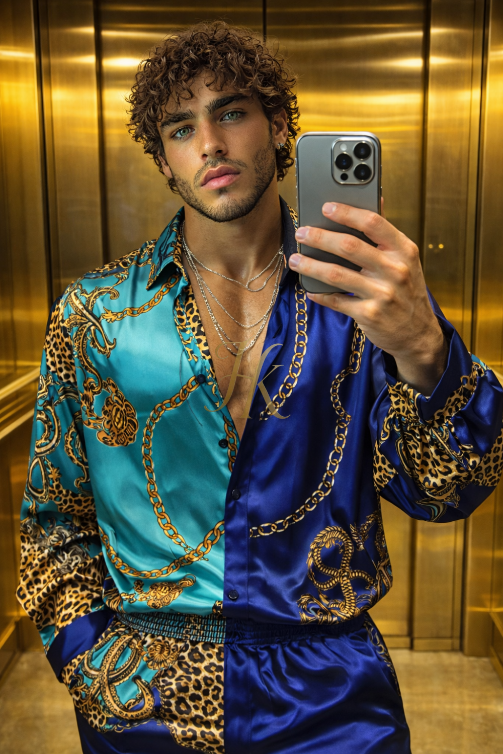 Premium Satin Silk Shirt & Wide-Leg Pants – Limited Edition