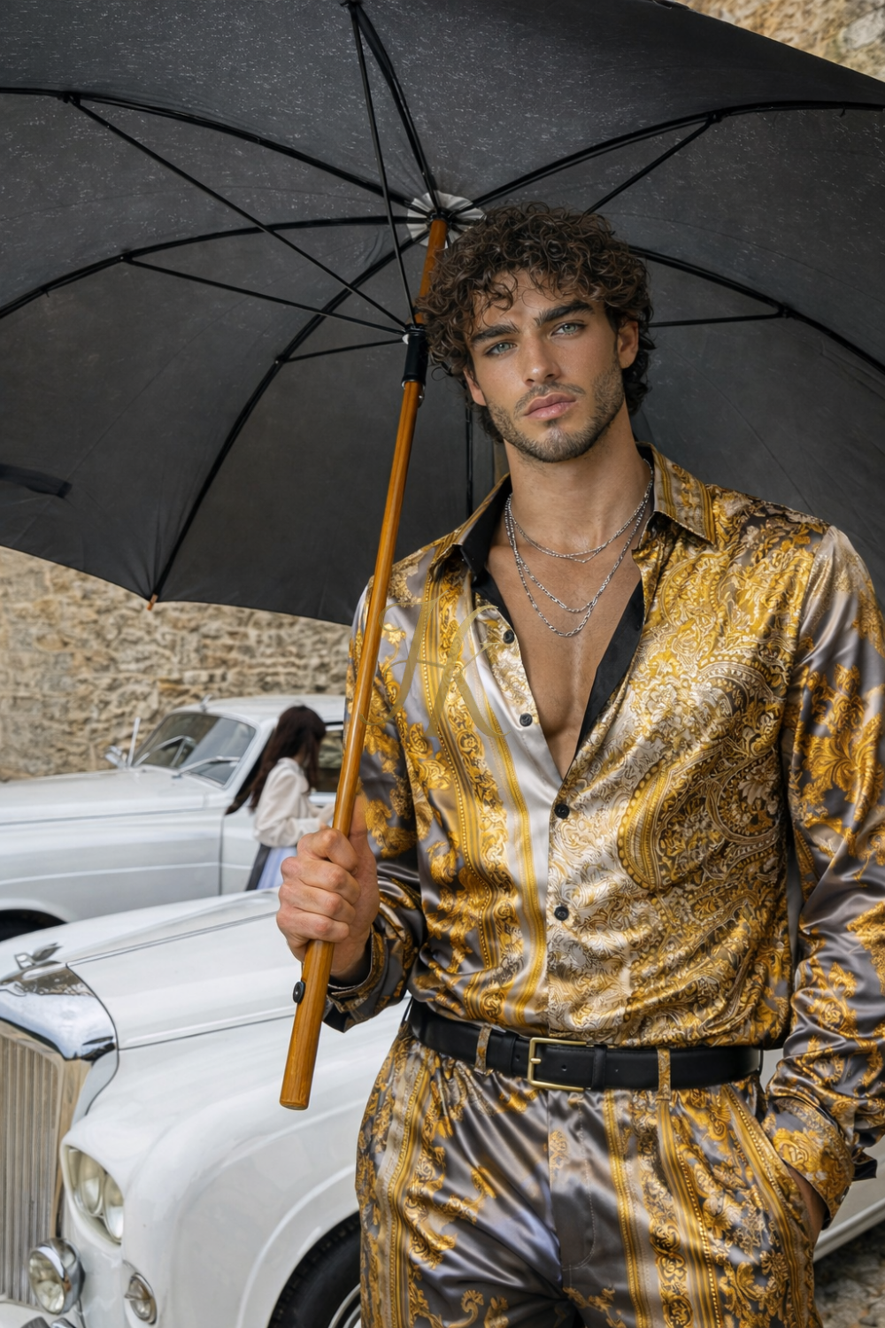 Golden Dynasty Silk Set - kayibstrore