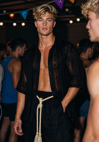 KAYIB – Noir Riviera Sheer Set