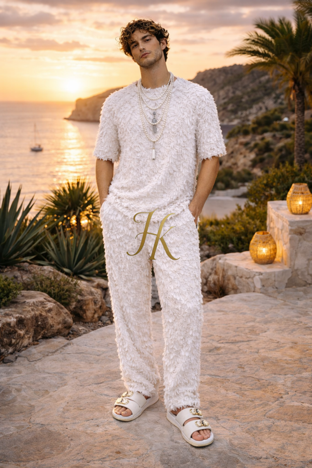 KAYIB — Textured Couture Set  Handcrafted Boho Luxury Ensemble