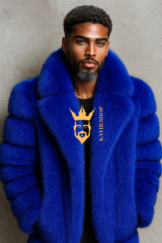 Royal Azure Statement Coat