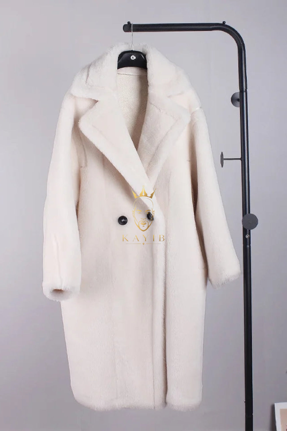Luxury Teddy genuine wool sheepskin Luxury Coat - Stay Warm and Stylish in this Ethically Produced Fur Coat couple goals - kayibstrore