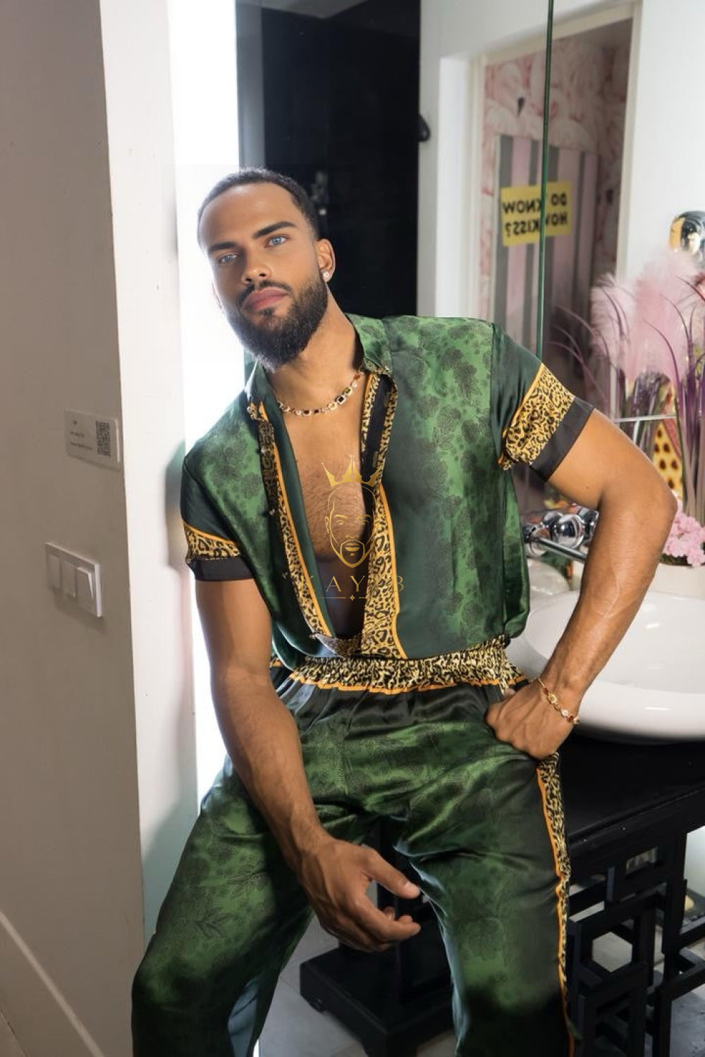 Handmade Outfits: Men's Luxury Silk Set - kayibstrore