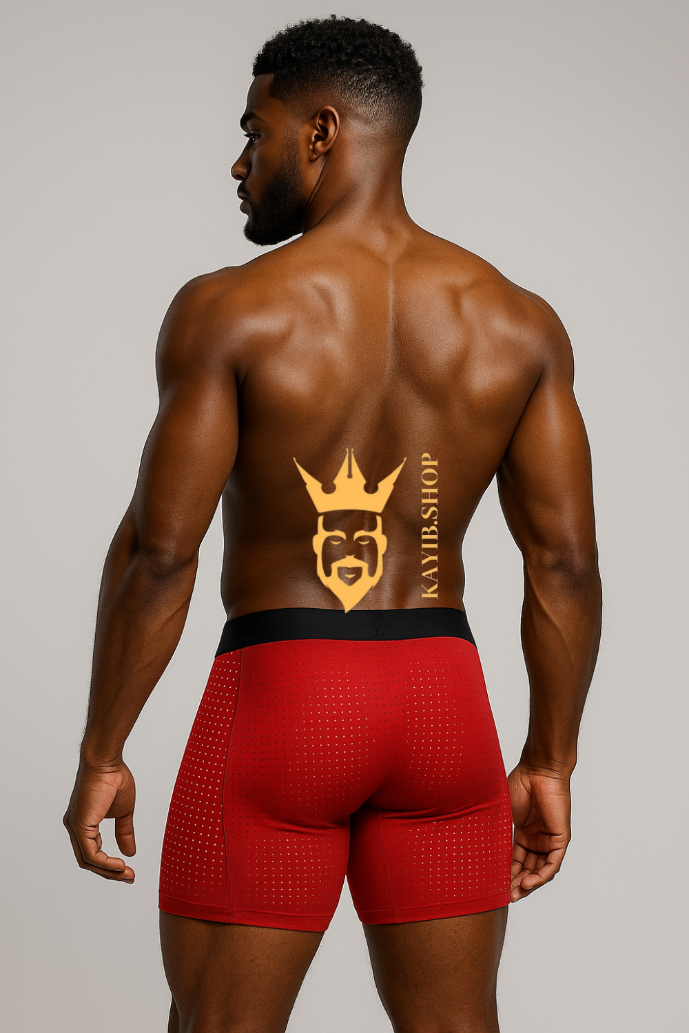 Men’s Padded Hip Enhancer Boxers – Butt Lift Mesh Underwear Shorts