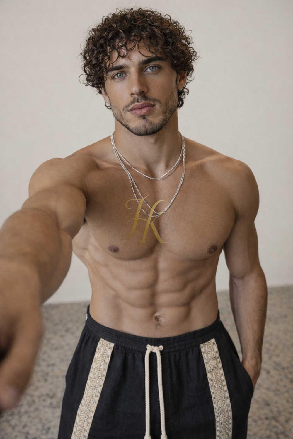 Designer Ornamental Lounge Pants | Modern Men’s Luxury