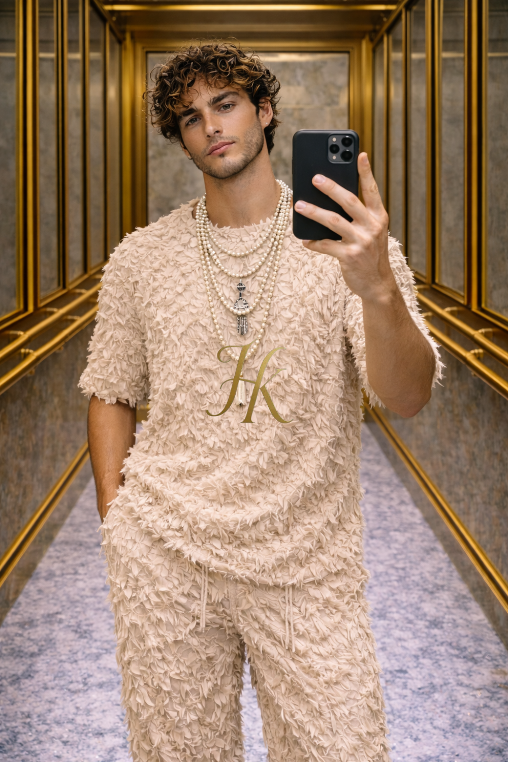 Luxury Handmade Textured Boho Premium Set for Men | KAYIB