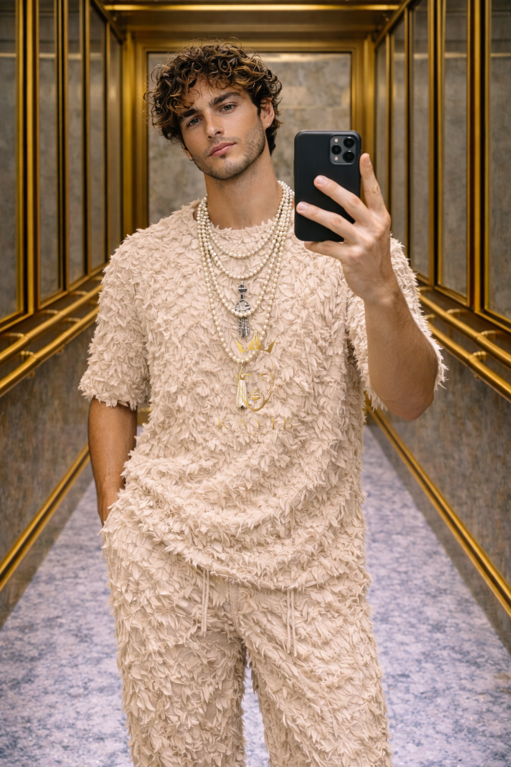 Handmade Textured Boho Premium Set for Men | KAYIB