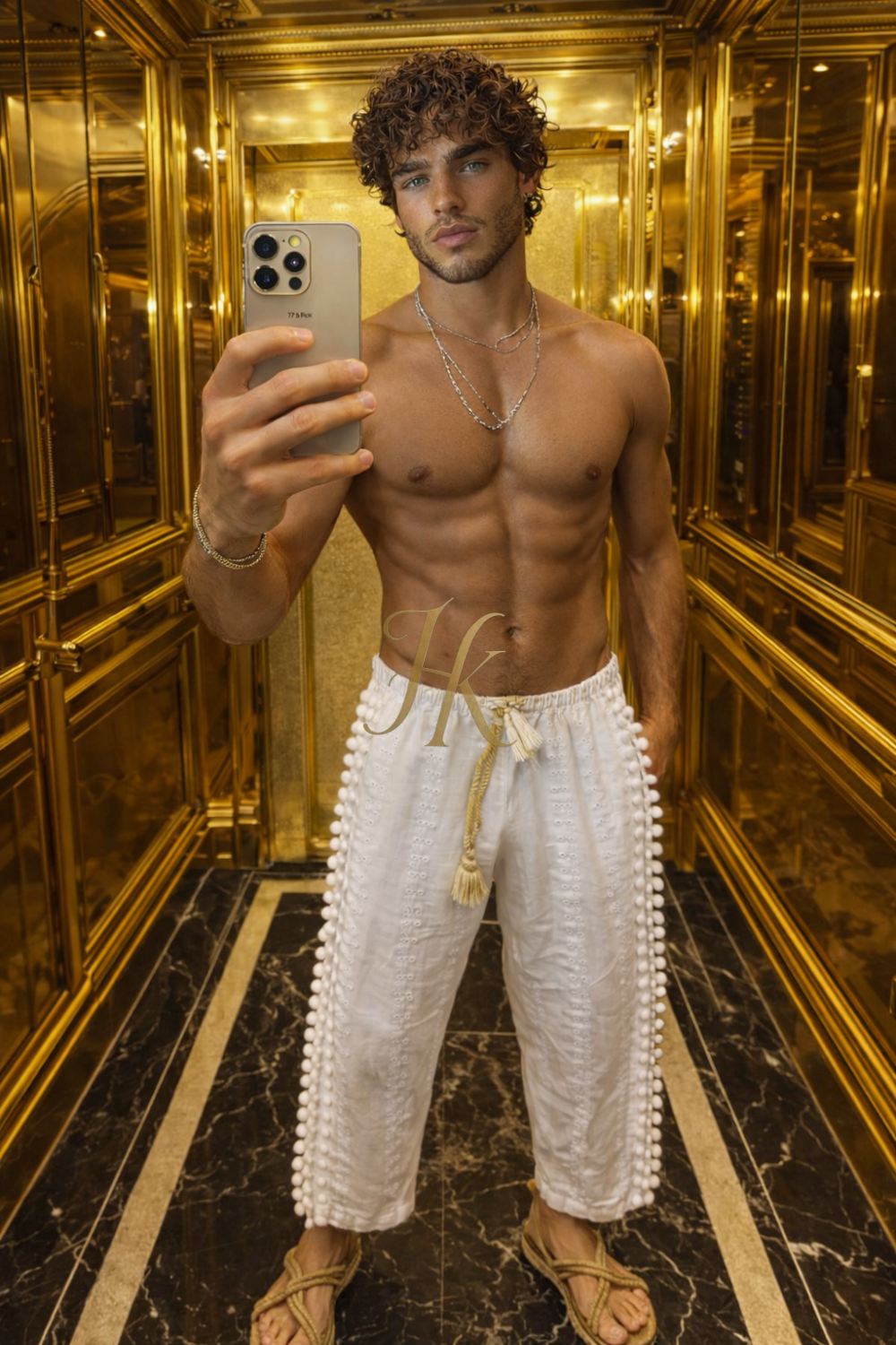 Premium White Nomad Boho Pants – Signature Edition