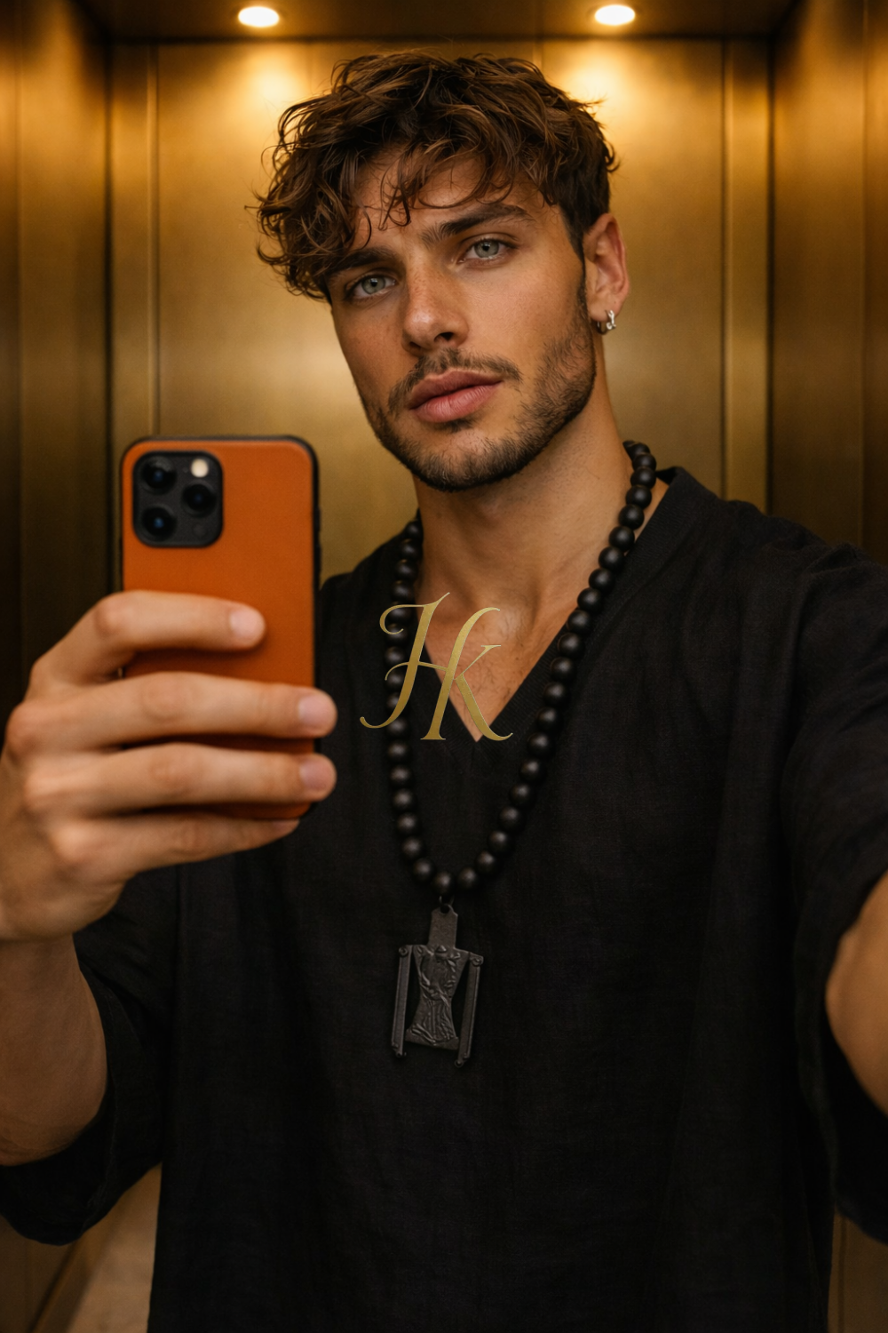 Handmade men’s linen outfit set