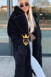 Unisex Teddy Luxury Women's Coat - Stay Warm and Stylish in this Ethically Produced Fur Coat - kayibstrore