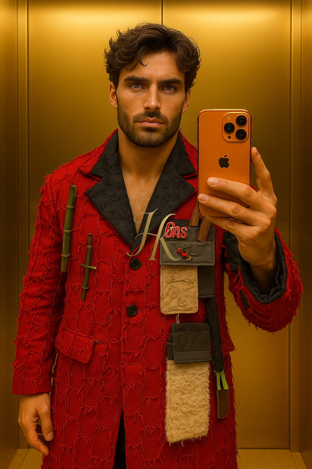 <transcy>Parka impermeable para hombre, chaqueta de invierno, nueva moda, abrigo largo de piel de conejo, Parkas para hombre, prendas de vestir exteriores de piel de zorro natural, ropa de calle</transcy>