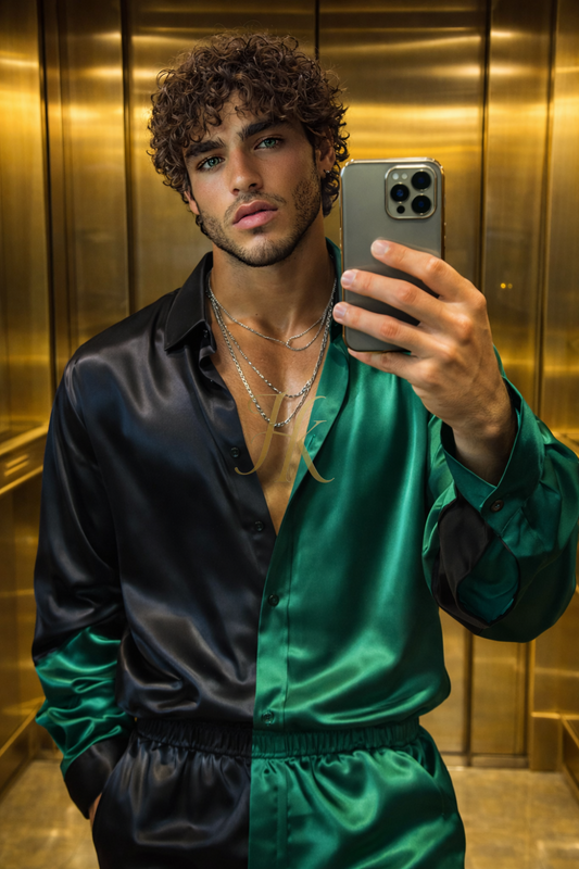 Eclipse Royale Silk Ensemble – Runway Couture for Men - kayibstrore