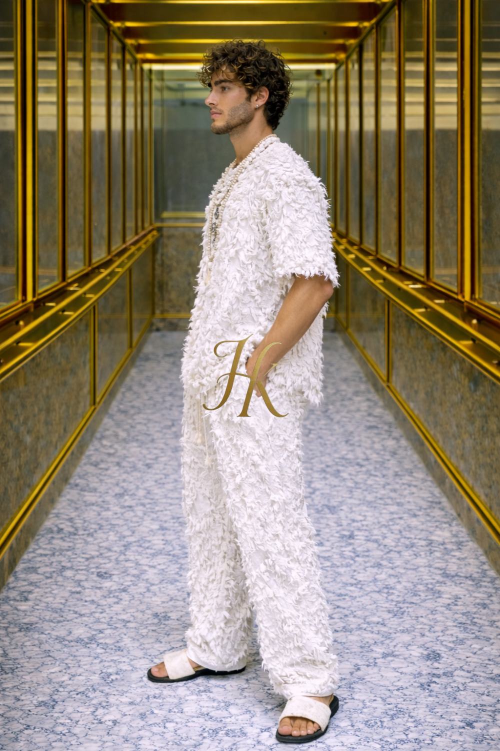 KAYIB — Textured Couture Set  Handcrafted Boho Luxury Ensemble