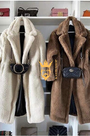 Unisex Teddy Luxury Women's Coat - Stay Warm and Stylish in this Ethically Produced Fur Coat - kayibstrore