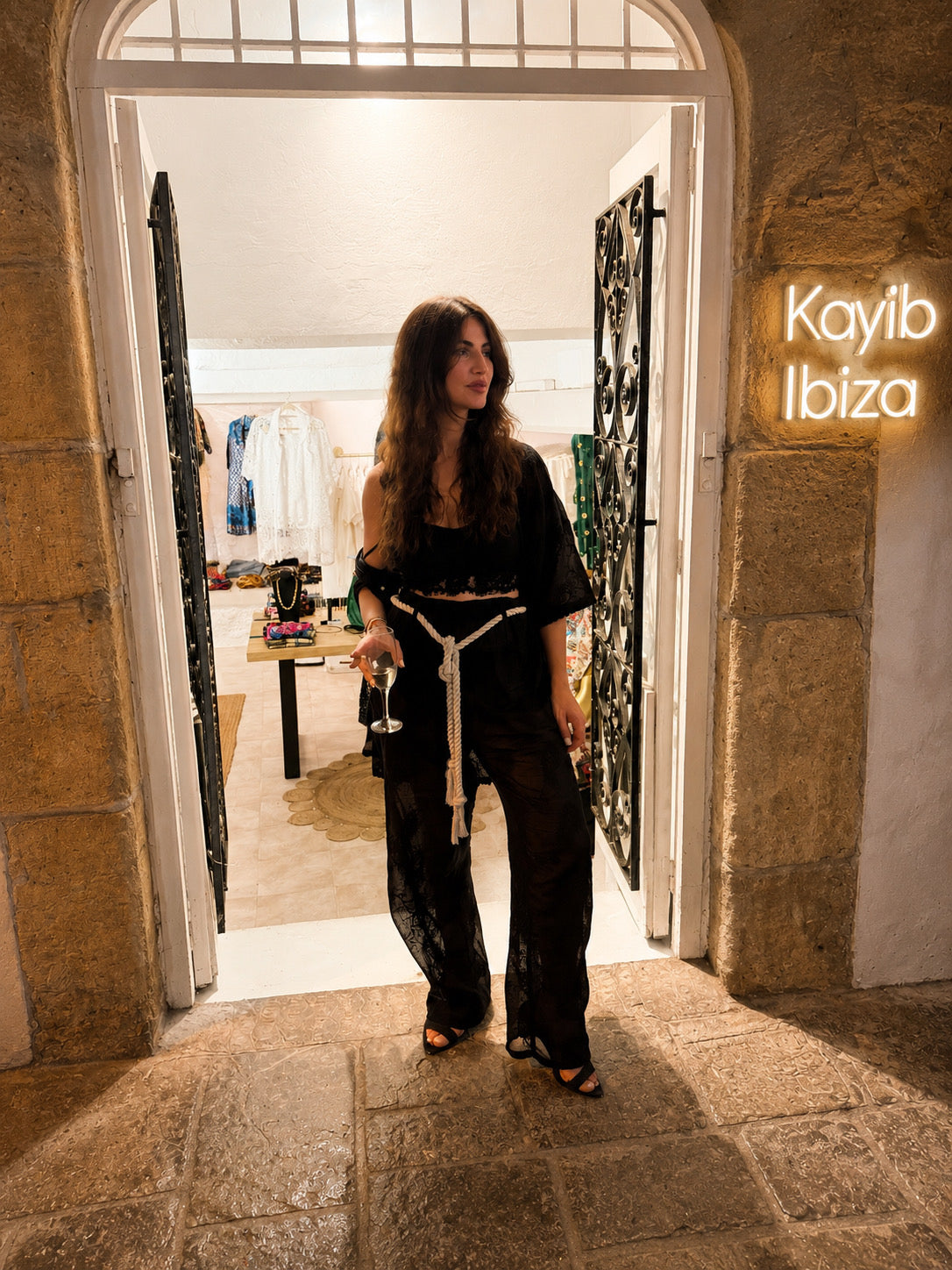 KAYIB – Noir Riviera Sheer Set